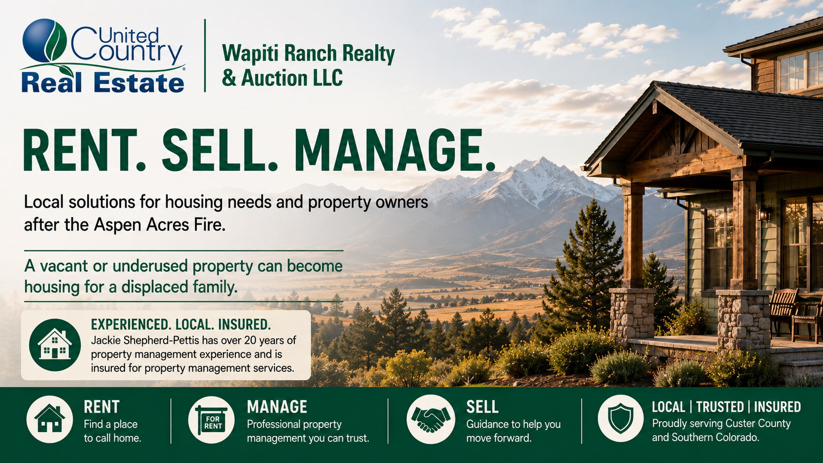 After the Aspen Acres Fire: Need a Rental or Have a Property to Rent? We Can Help