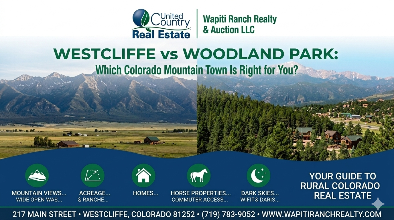 Westcliffe vs Woodland Park: Which Colorado Mountain Town Is Right for You? (2026 Guide)
