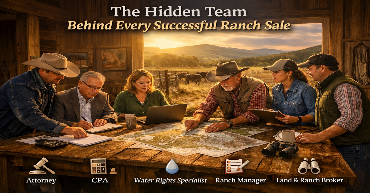 The Hidden Team Behind Every Successful Ranch Sale