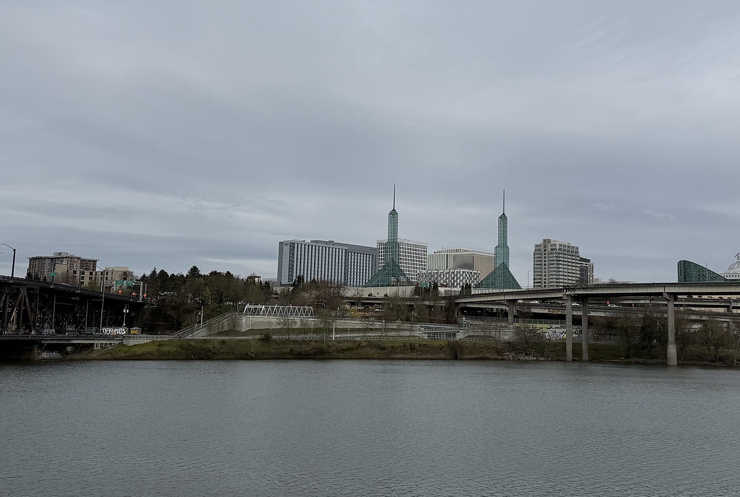 Portland waterfront and skyline