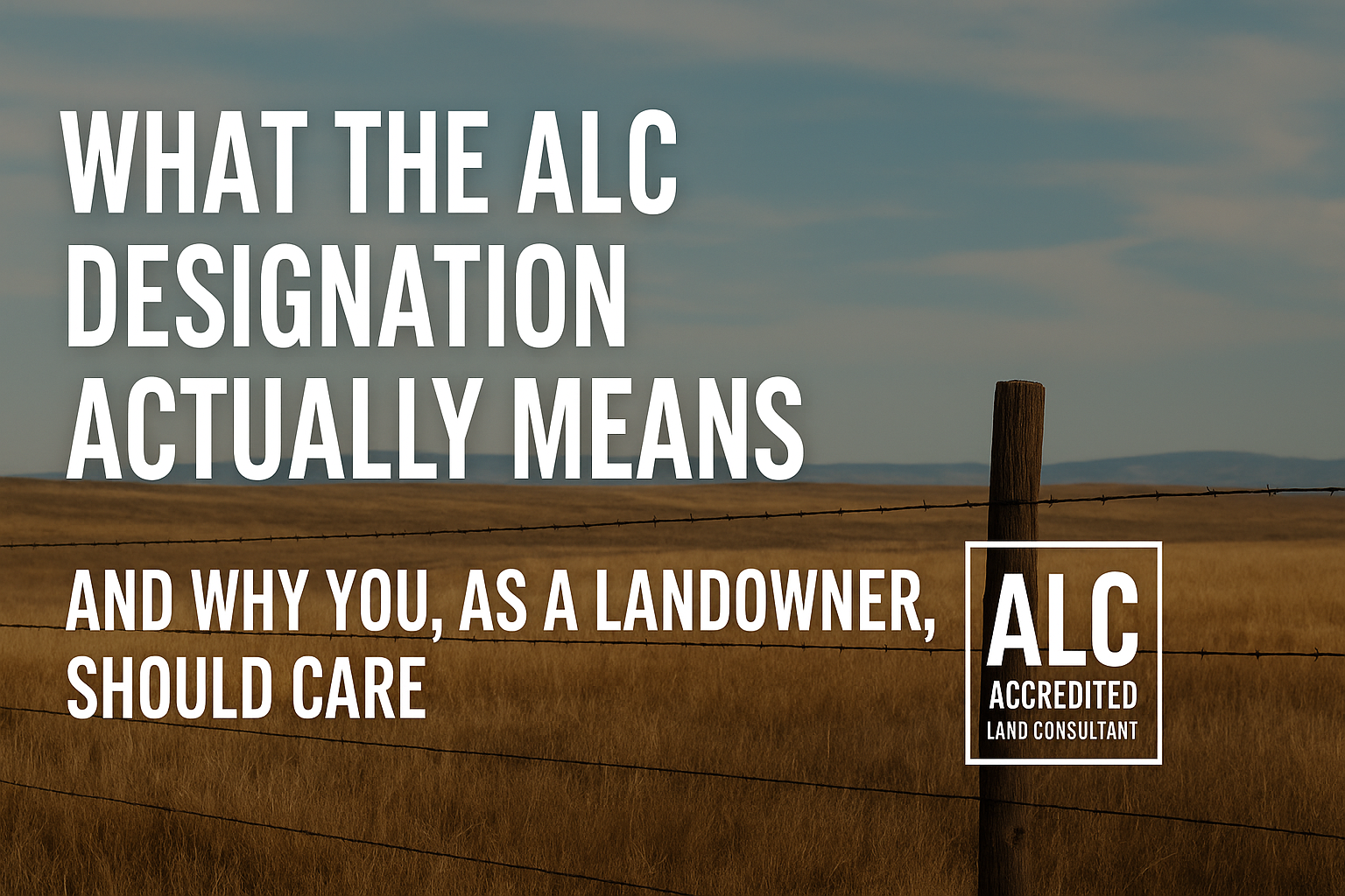 What the ALC Designation Actually Means (And Why You, as a Landowner ...