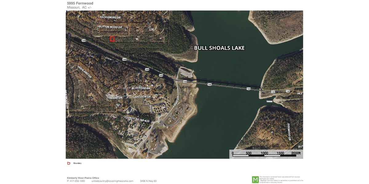LOT NEAR BULL SHOALS LAKE IN THEODOSIA, MO