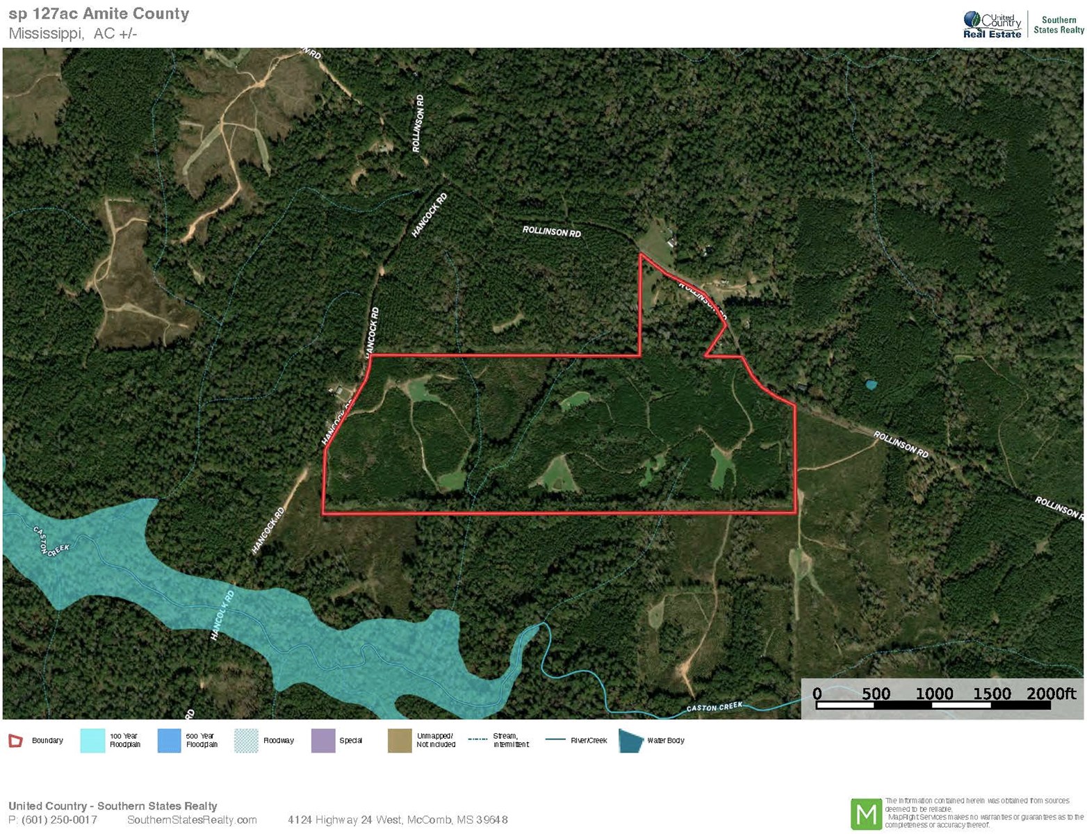 127 ACRES HUNTING LAND AND CAMP FOR SALE IN AMITE COUNTY, MS