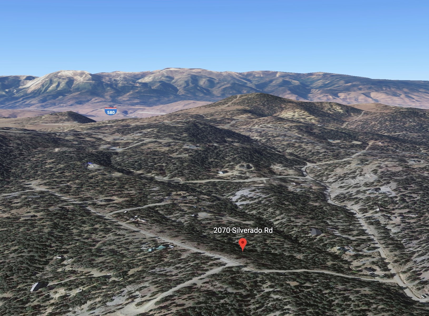 NEVADA VIRGINIA CITY HIGHLANDS RENO TREED LAND LOT FOR SALE