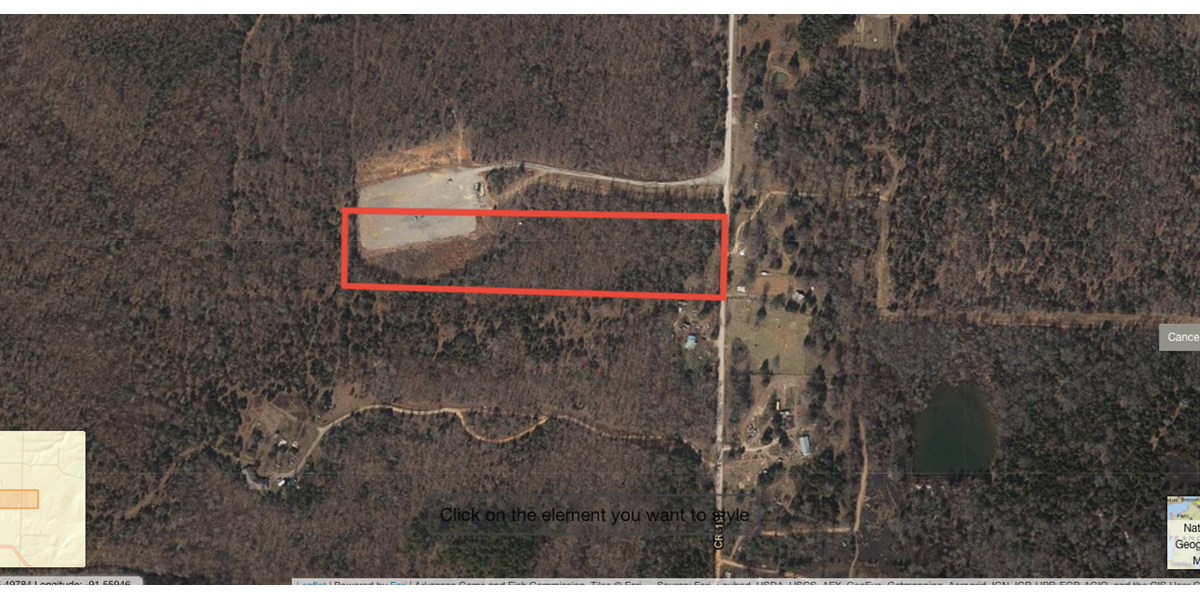 8 Acres For Sale near Bradford, AR Mineral Rights Included