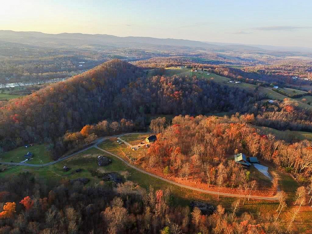 Log Cabin With 26 Acres For Sale Overlooking New River In VA