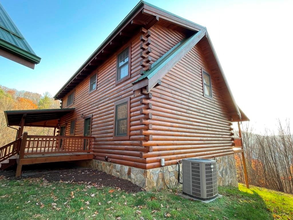 Log Cabin With 26 Acres For Sale Overlooking New River In VA