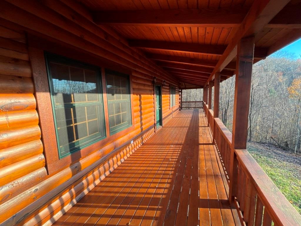 Log Cabin With 26 Acres For Sale Overlooking New River In VA